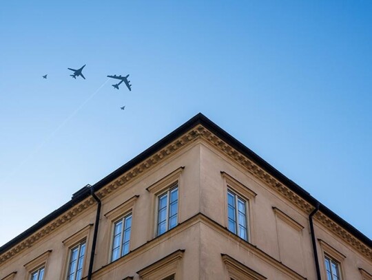 Swedish military joint exercise with US Bomber Task Force, Stockholm, Sweden - 06 Mar 2024