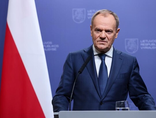 Polish Prime Minister Donald Tusk visits Vilnius, Lithuania - 04 Mar 2024