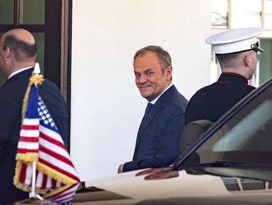 Poland's President Duda and PM Tusk meet with President Biden at the White House, Washington, USA - 12 Mar 2024