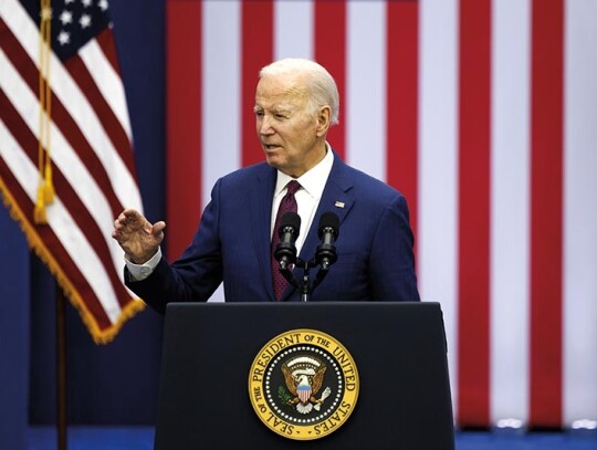 US President Joe Biden campaigns in New Hampshire, Goffstown, USA - 11 Mar 2024