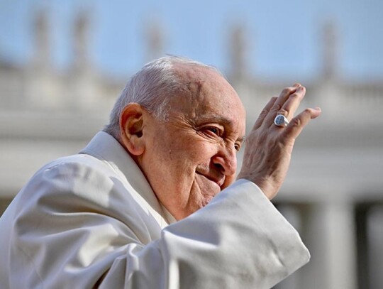 Pope Francis leads his general audience at Saint Peter's Square, Vatican City, Vatican City State Holy See - 13 Mar 2024