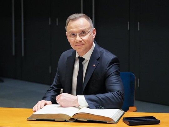 Polish President Andrzej Duda visits Slovenia, Ljubljana - 20 Mar 2024