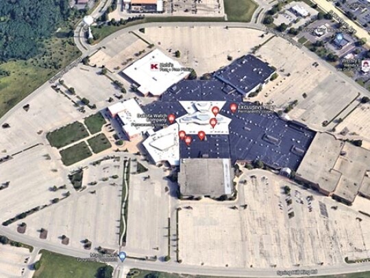 Spring Hill Mall w West Dundee i Carpentersville fot. Google Map/screenshot