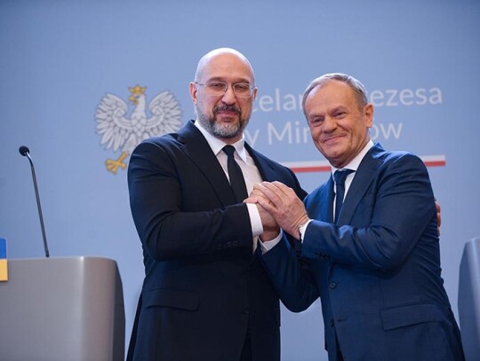 Ukrainian Prime Minister Denys Shmyhal visits Warsaw, Poland - 28 Mar 2024