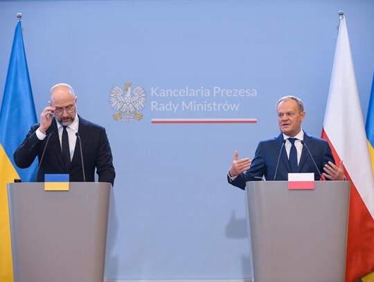 Ukrainian Prime Minister Denys Shmyhal visits Warsaw, Poland - 28 Mar 2024