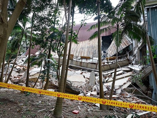 Aftermath of a magnitude 7.5 earthquake near Hualien, New Taipei, Taiwan - 03 Apr 2024