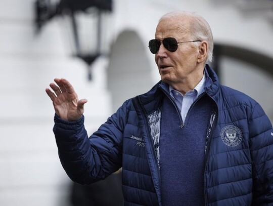 US President Joe Biden departs the White House, Washington, USA - 05 Apr 2024