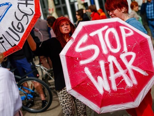 The annual 'Easter march' in Berlin, Germany - 30 Mar 2024