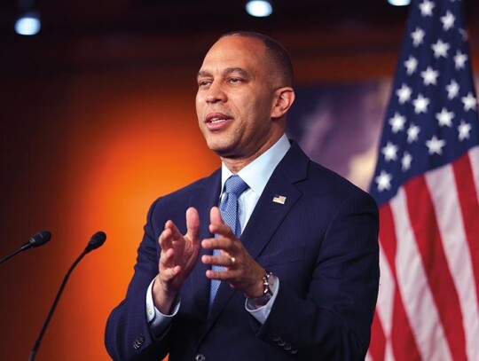 US House Minority Leader Hakeem Jeffries holds a news conference, Washington, Usa - 11 Apr 2024