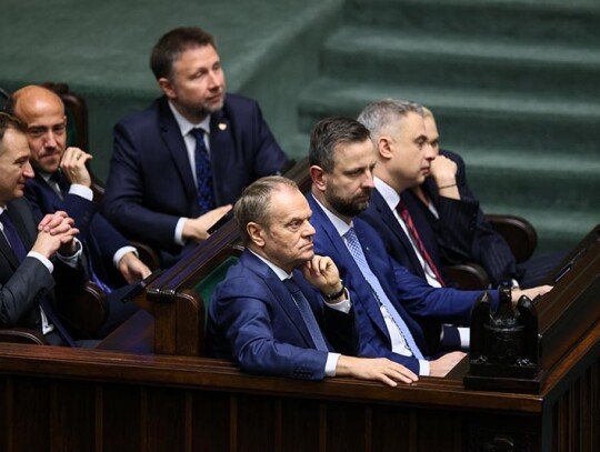 Polish Minister of Foreign Affairs Radoslaw Sikorski's speech in the Polish Sejm, Warszawa, Poland - 25 Apr 2024