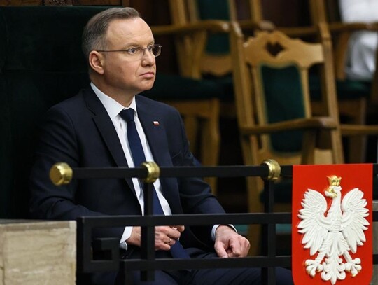 Polish Minister of Foreign Affairs Radoslaw Sikorski's speech in the Polish Sejm, Warszawa, Poland - 25 Apr 2024