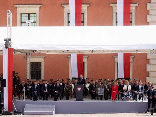 Third May Constitution anniversary celebrations in Warsaw, Poland - 03 May 2024