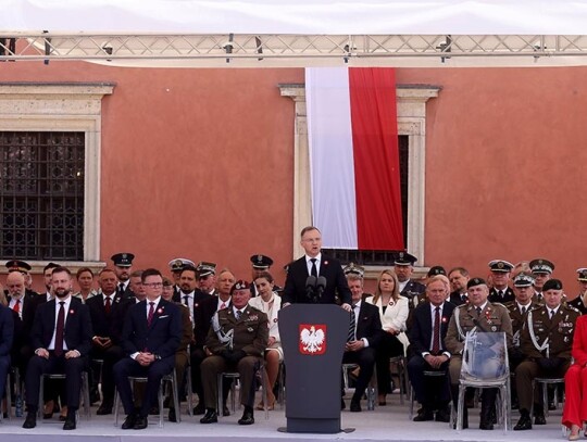 Third May Constitution anniversary celebrations in Warsaw, Poland - 03 May 2024