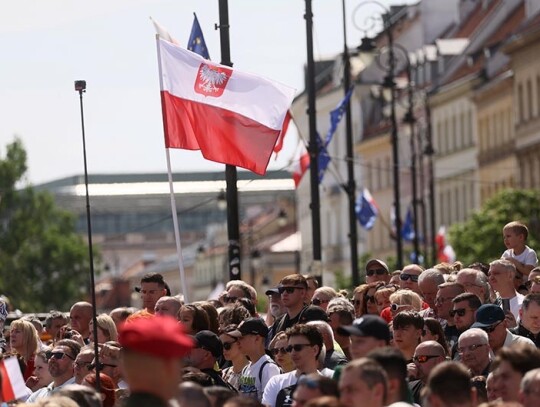 Third May Constitution anniversary celebrations in Warsaw, Poland - 03 May 2024