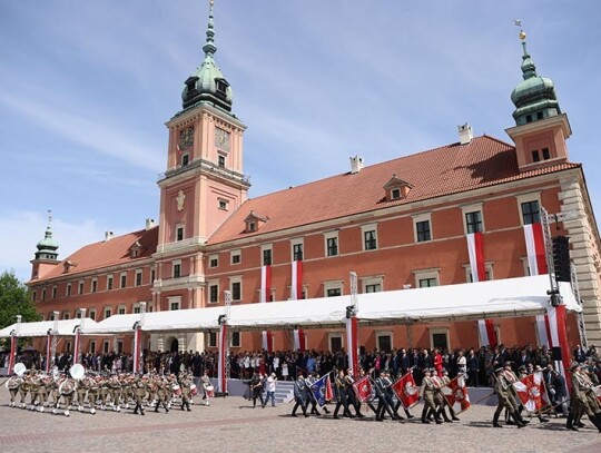 Third May Constitution anniversary celebrations in Warsaw, Poland - 03 May 2024