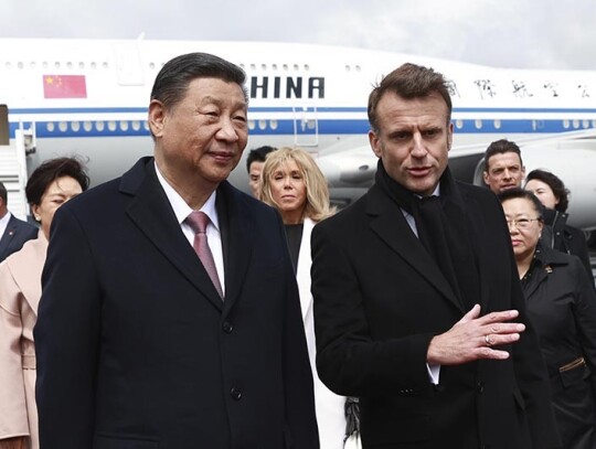 French President Macron receives Chinese President Xi Jinping in Pyrenees, Tarbes, France - 07 May 2024