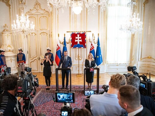 Slovak president holds press conference after PM's assassination attempt, Bratislava, Slovakia Slovak Republic - 16 May 2024