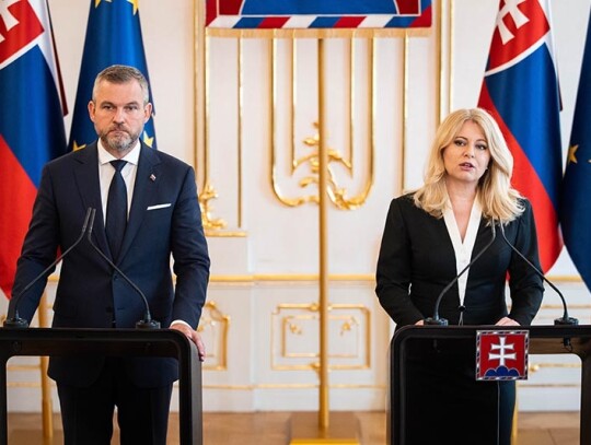 Slovak president holds press conference after PM's assassination attempt, Bratislava, Slovakia Slovak Republic - 16 May 2024