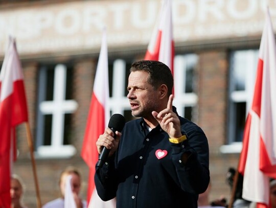 Mayor of Warsaw Rafal Trzaskowski campaings for Civic Platform in elections campaign, Bytom, Poland - 06 Oct 2023