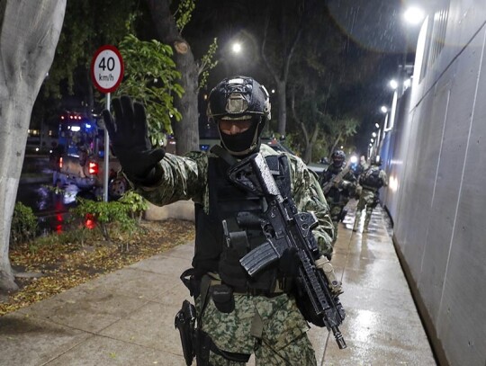 Security head of Los Chapitos criminal group arested in northwest Mexico, Mexico City - 23 Nov 2023