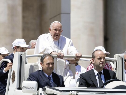 Pope Francis celebrates a mass on World Children's Day at Saint Peter's Square, Vatican City, Vatican City State Holy See - 26 May 2024