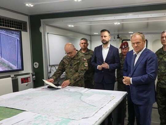 Polish PM Tusk announces restoration of buffer zone on Polish-Belarusian border, Dubicze Cerkiewne, Poland - 29 May 2024