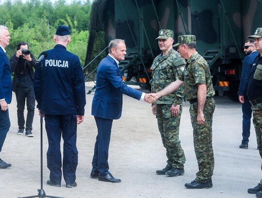 Polish PM Tusk announces restoration of buffer zone on Polish-Belarusian border, Dubicze Cerkiewne, Poland - 29 May 2024