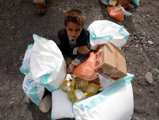 Yemenis get food aid amid humanitarian crisis, Sanaa, Yemen - 17 Jun 2021