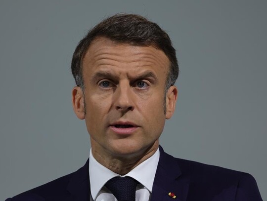 President Macron holds a press conference after calling new general elections in France, Paris - 12 Jun 2024