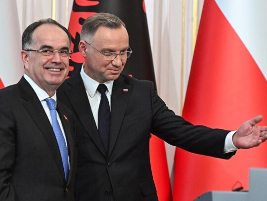 Albanian President Bajram Begaj visits Poland, Warsaw - 02 Jul 2024