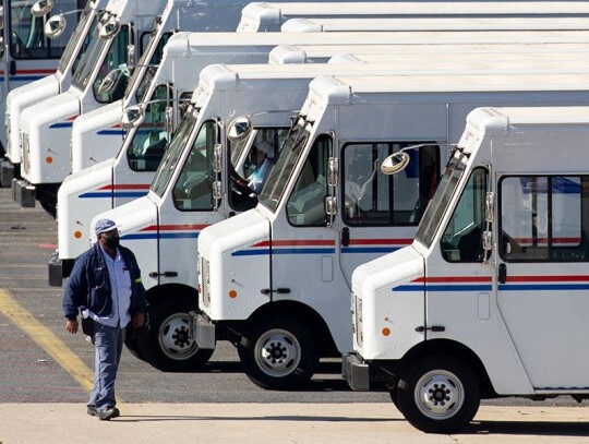 United States Postal Service (USPS) processing and distribution center in Washington, DC, USA - 08 Oct 2020