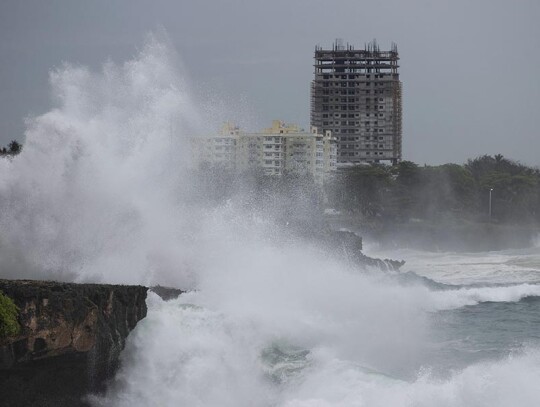 Beryl strengthens to Category 5 hurricane bringing powerful winds across the Caribbean, Santo Domingo, Dominican Republic - 02 Jul 2024