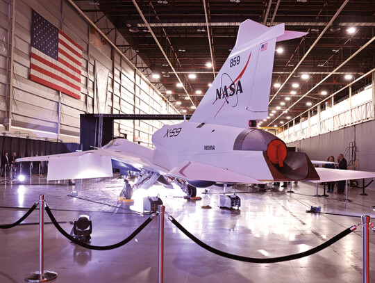 X-59 Supersonic Aircraft Unveiled, Palmdale, USA - 12 Jan 2024