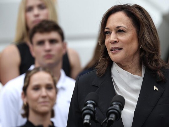 US Vice President Harris hosts event with college athletes at the White House, Washington, USA - 22 Jul 2024