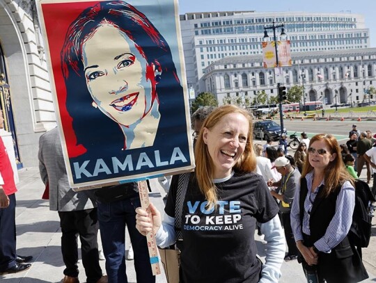 San Francisco Bay Area Support for VP Harris for president, USA - 22 Jul 2024