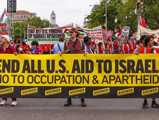 Protests during visit of Israeli Prime Minister Netanyahu in Washington, DC, USA - 24 Jul 2024