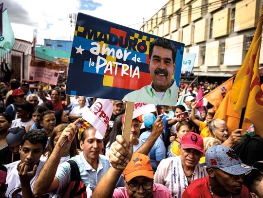 Venezuelan President Nicolas Maduro campaigns in Caracas, Venezuela - 16 Jul 2024