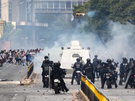 Demonstration after presidential elections in Caracas, Venezuela - 29 Jul 2024