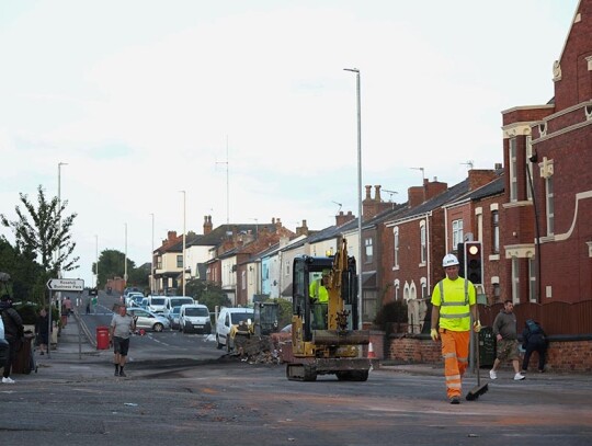 Night of disorder after stabbing attack in Southport, United Kingdom - 31 Jul 2024