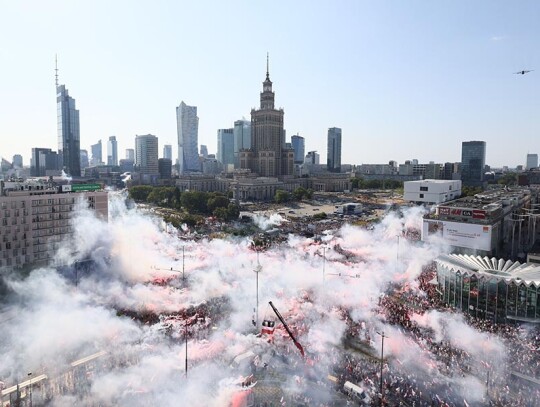 Warsaw Uprising 80th anniversary commemorated in Poland - 01 Aug 2024