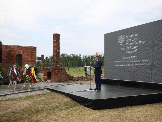 Roma Holocaust Memorial Day in Oswiecim, Poland - 02 Aug 2024