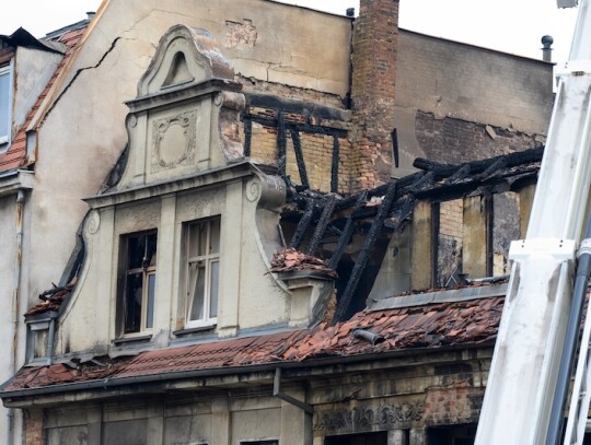 Rescue operations following a tenement house explosion in Poznan, Poland - 25 Aug 2024