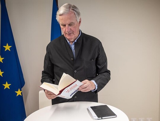 Interview with former EU chief Brexit negotiator Michel Barnier, Paris, France - 26 Jun 2024